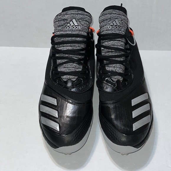 Adidas Baseball Icon V Speed Trap Sz 13.5 Men’s Core Black Silver Carbon EE4127 main image 11